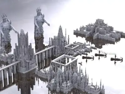 Ancient Greek Port City 2  3D model