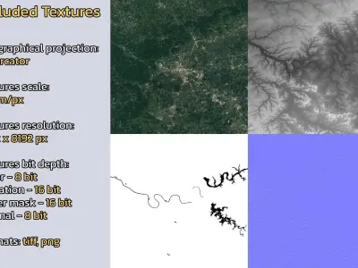 Nashville United States City Landscape 3D Model 3D model