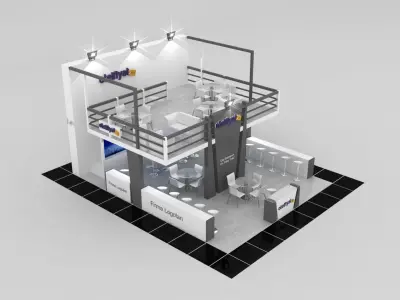 OTL Size 9 m x 7 m  Height 500 cm 3D model