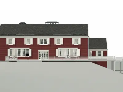House in Norway style 3D model