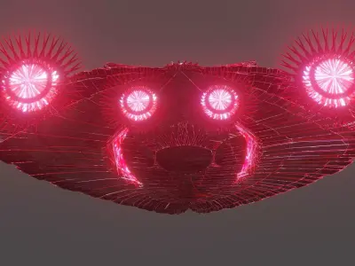 Dark Spaceship-Capital Ship 3D model