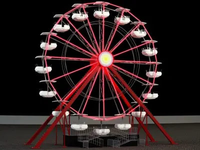 FERRIS WHEEL 3D MAX 3D model
