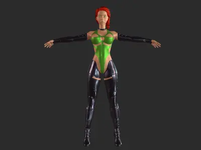 Urban Dryad High-Poly 3D model