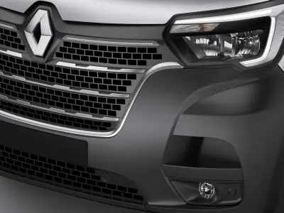 Renault Master Box Truck 2019 3D model