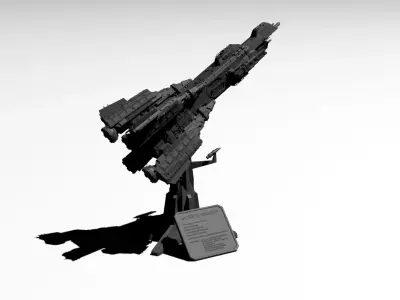 Expanse MCRN Donnager 3D print model