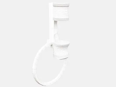 Medieval Torch  Low-poly 3D model