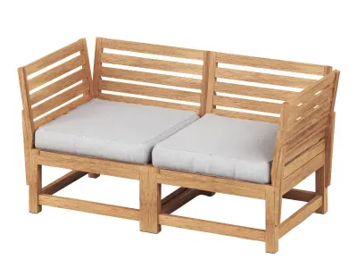 NAMMARO Modular 2-seater sofa with cushions IKEA 3D model