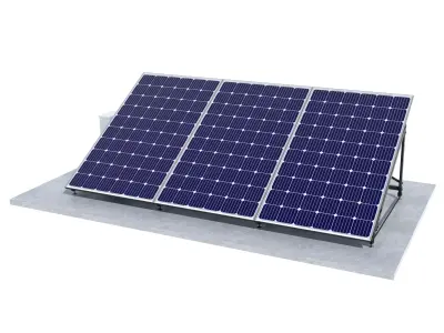 Solar panels 3D model