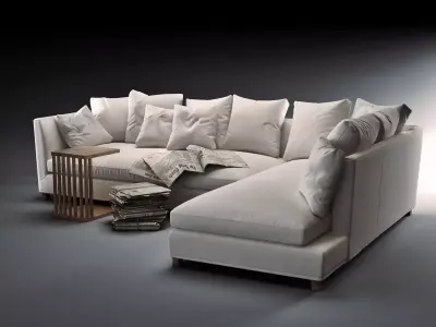 Victor Modular Sofa 3D model