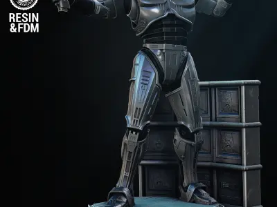 Wicked Movies Robocop Sculpture Tested for 3D printing  3D print model