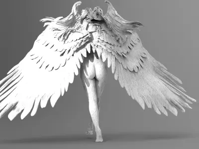Jophiel Angel 1 3D model