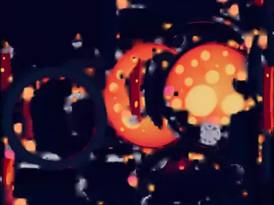 Cartoon Magical Cauldron with Bubbling Potion 3D Model Low-poly 3D model