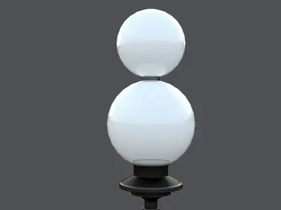 Classic street lamp Collection 3D model