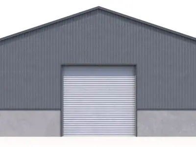 Industrial Building 46 PBR Low-poly 3D model