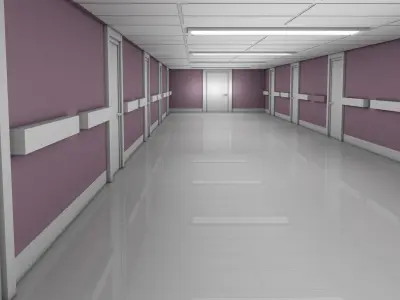 Apartment Corridor 3D model