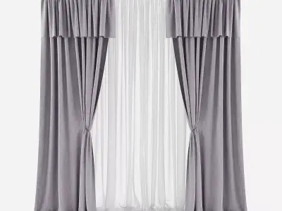 Curtain 3D model 21 3D model