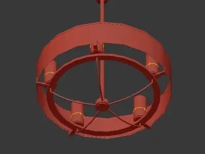 SALDANA chandelier 3D model
