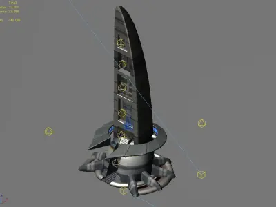 Star Alliance - Pavement Tower 3D model