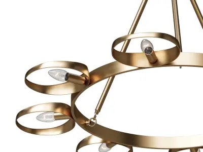 Chandelier LAON Low-poly 3D model