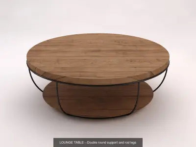 LOUNGE TABLE---Collection Ax10 3D Model Pack