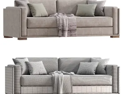 Sofa Nassau By West Elm 3D model