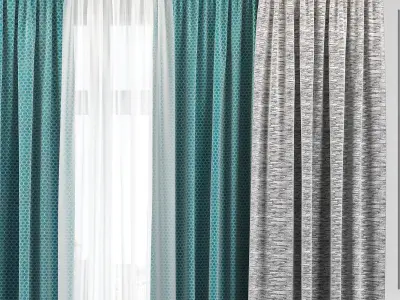 Curtain Set 315 3D model
