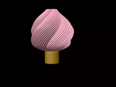 modern Lamp shade 3d print Free 3D print model
