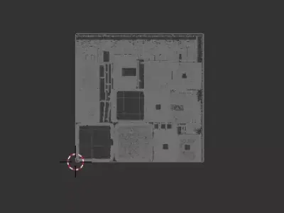 Traditional Arabic Adobe Mud House 3D model