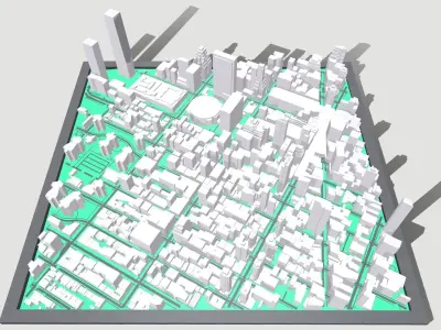 The High Line New York USA 3D model