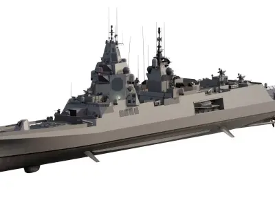 ISRAEL NAVY DESTROYER 3D model