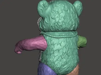 STL File 3D Ewoks Nippet 3D Print Model 3D OBJ 3D print model 3D print model