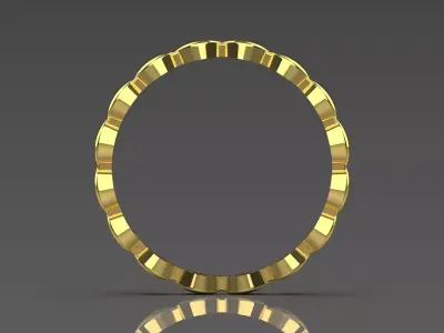 Endless Ring Design Gold stl Ring Model gr0133 3D print model