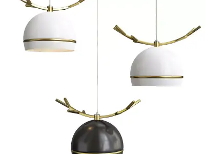 WENDY reindeer pendant lamp Low-poly 3D model