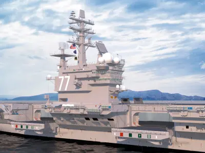  Aircraft Carrier USS George H W Bush CVN-77 