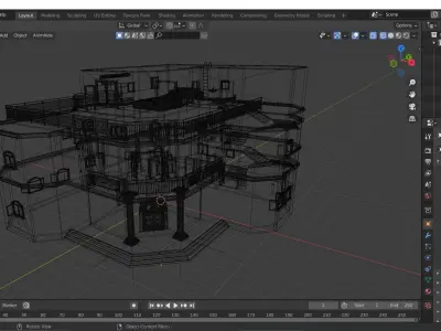 arabian villa 3D model