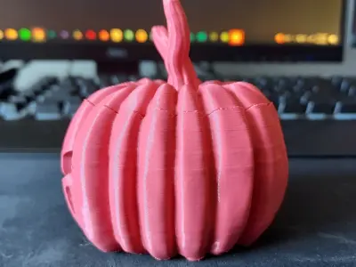 Jack-O-Lantern Tea Light LED Candle - Pre Supported STL Files 3D print model