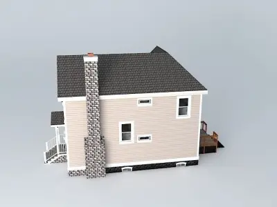 Row House Free 3D model