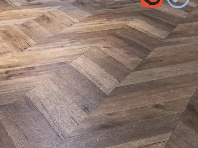 Parquet-laminate herringbone wood floor Texture