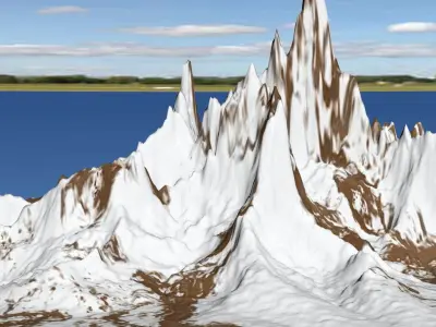 Mountains 3D model