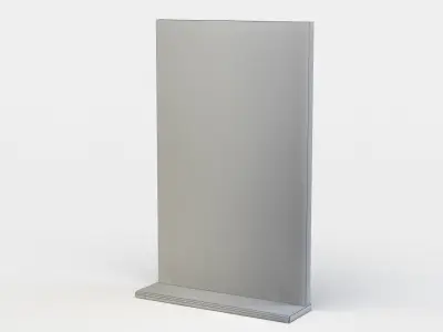 Window tv stand Low-poly 3D model