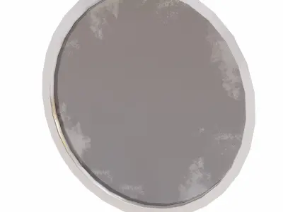 Circular window lowpoly 3d model Free low-poly 3D model