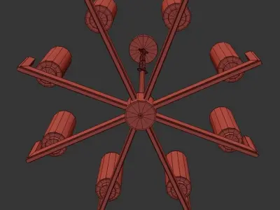 Stoic Chandelier 3D model