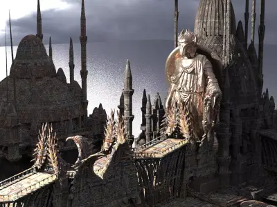 Dragons Palaces 4  3D model