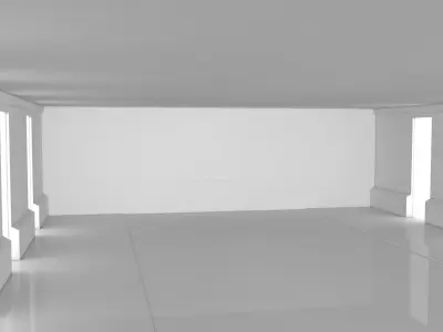 Sci Fi Warehouse Low-poly 3D model order