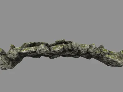 old bridge 1 Low-poly 3D model