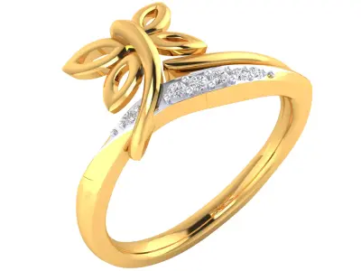 Women Ring Render 3dm STL MTL SLC JCD OBJ FBX Details 3D print model 41