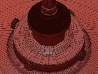 RH pendant lights loft 2 3D model