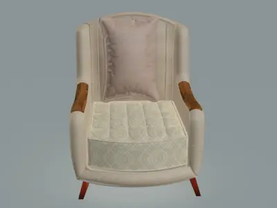 Senior Club Armchair 3D model