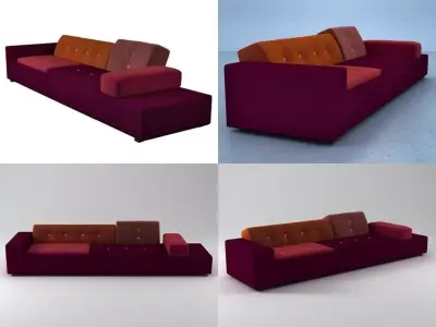 Polder Sofa 3D model