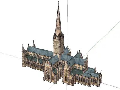 Architecture-Religion-God-Culture-Temple-029 cathedral 3D model